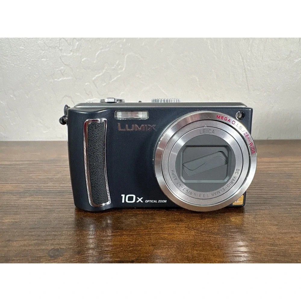 Panasonic Lumix DMC-TZ4 Digital Camera Black 8.1MP 10x Zoom Leica Lens